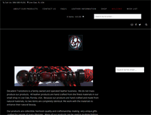 Tablet Screenshot of decadenttransitions.com